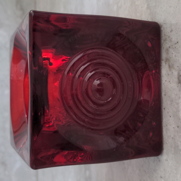 EUC Vintage Gorgeous Viking Glass Co Candle Holder - Picture 6 of 11